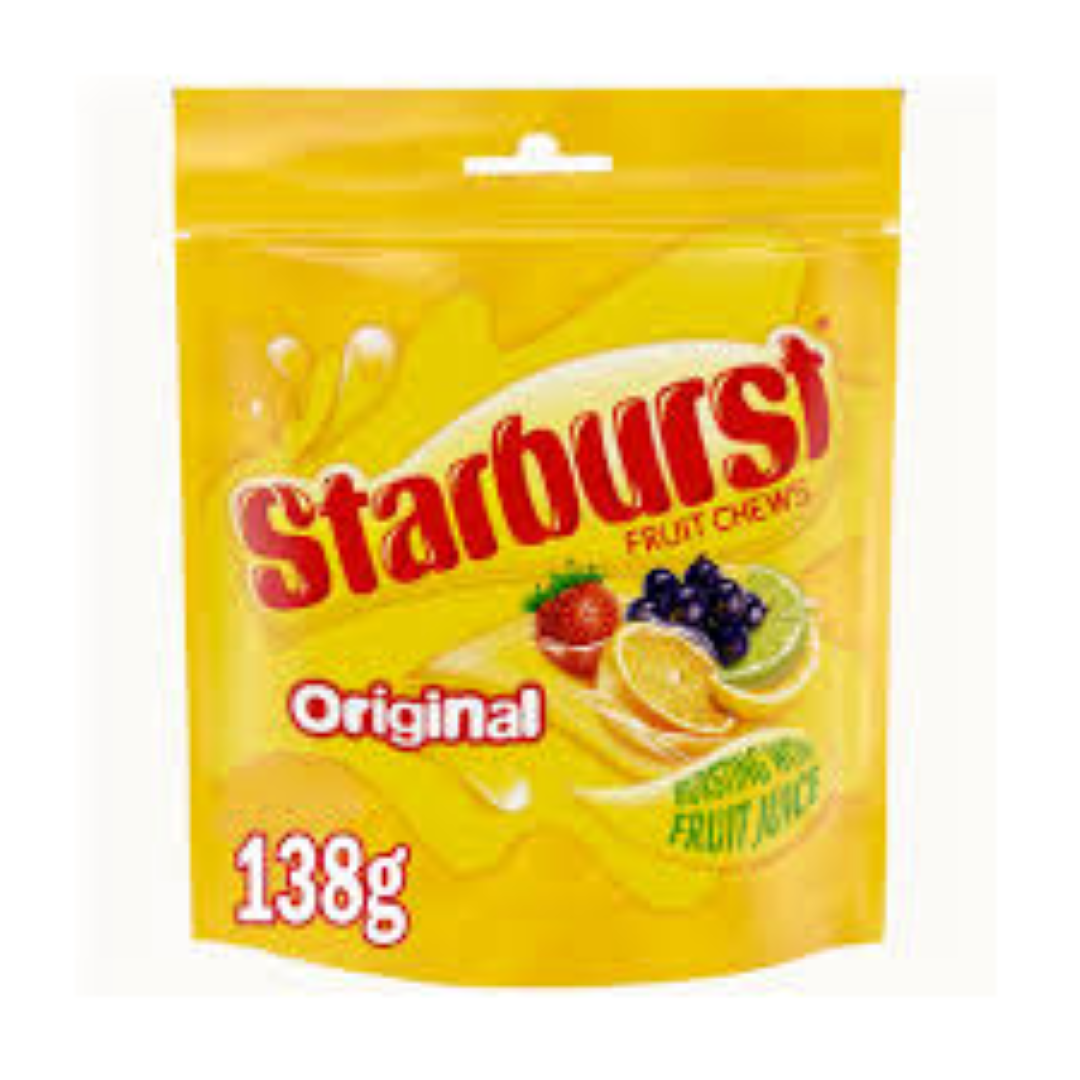 STARBURST ORIGINAL FRUIT CHEWS 138G